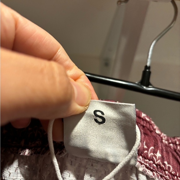 Bravest Studio Maroon Paisley size S brand new - Picture 3 of 3